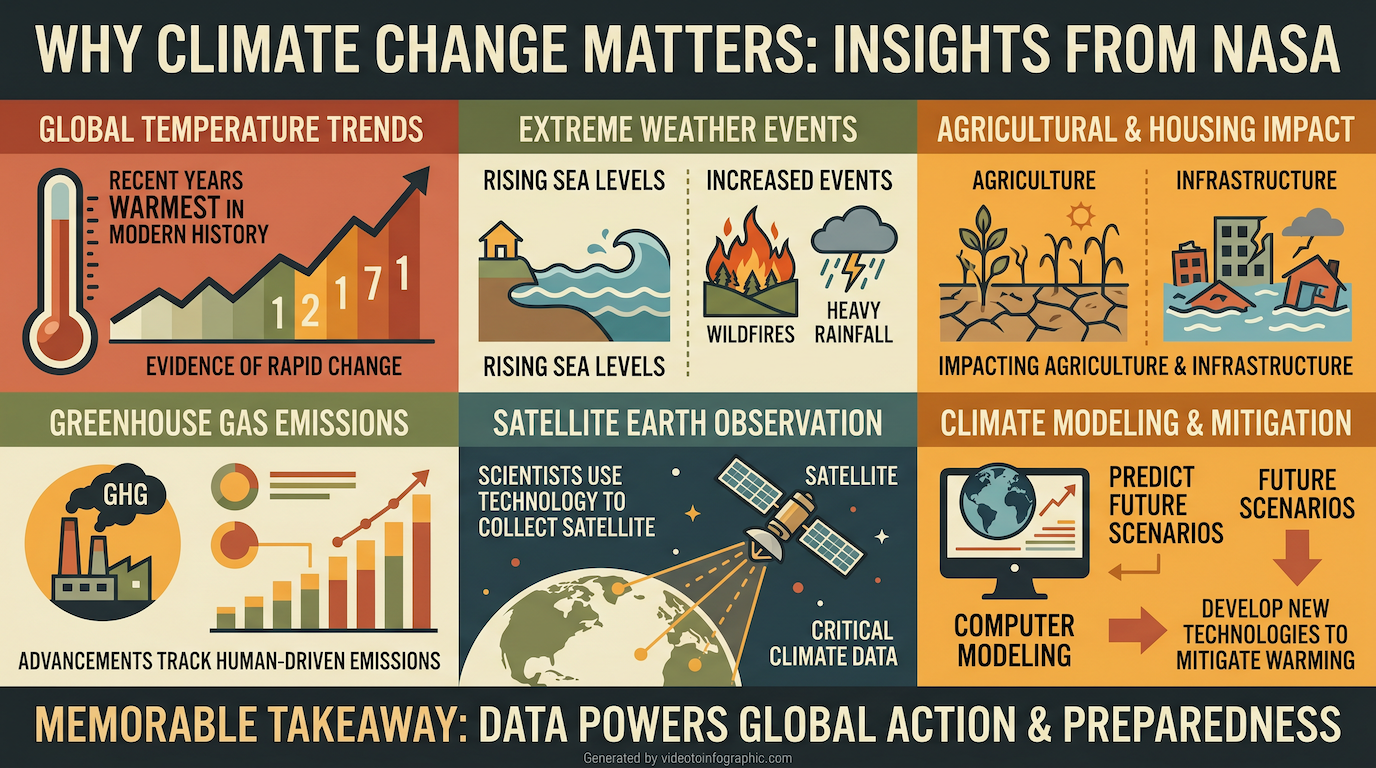 Why Climate Change Matters: Insights from NASA infographic
