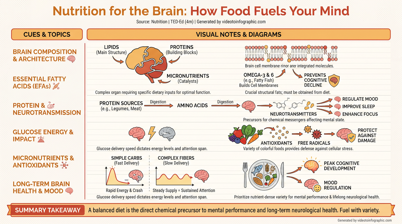 Nutrition for the Brain: How Food Fuels Your Mind infographic